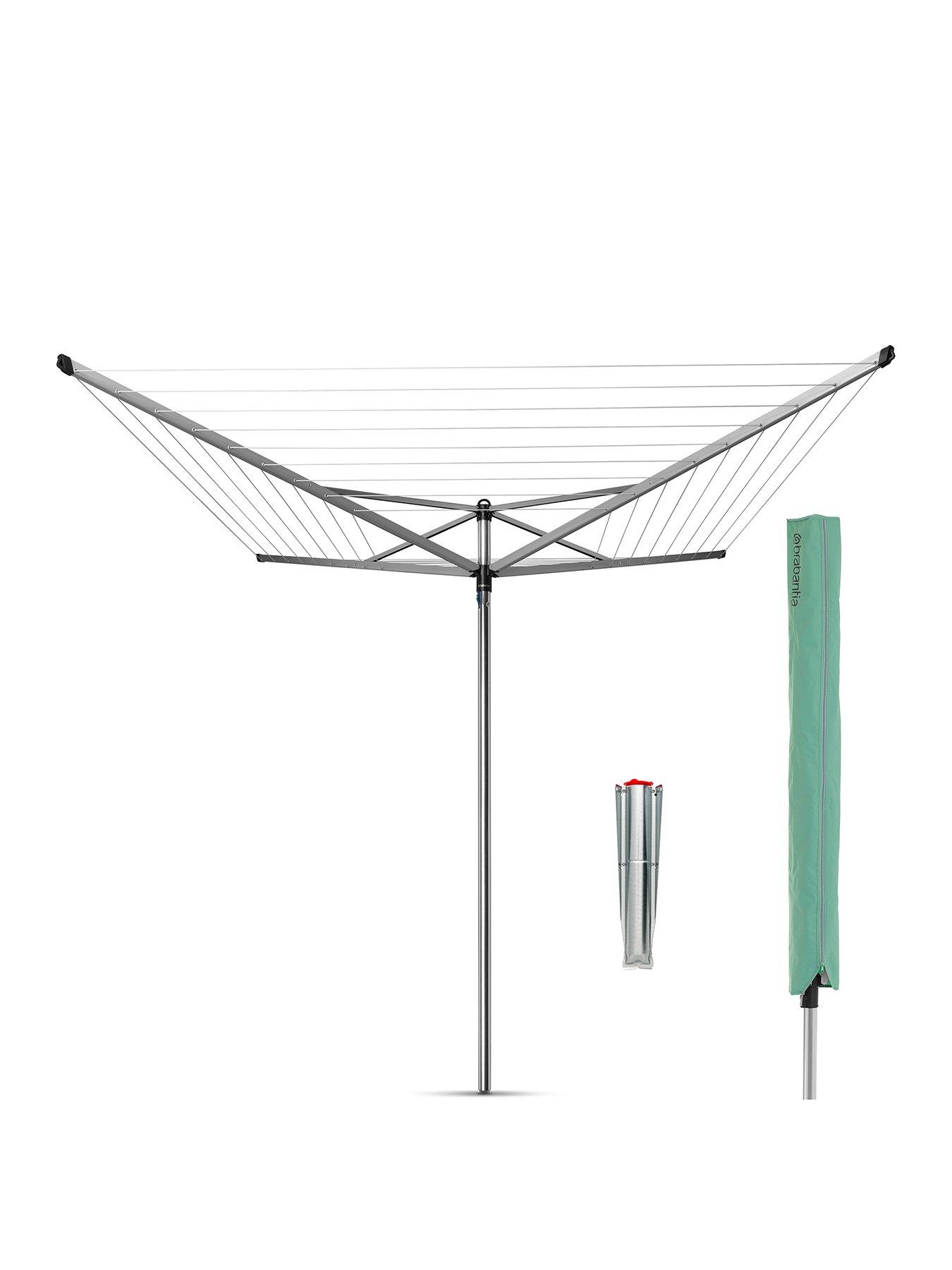 brabantia-topspinner-rotary-airer-with-metal-spear-ndash-50m-area