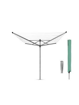 Brabantia   Lift-O-Matic Rotary Dryer With Soil Spear And Cover &Ndash; 60M Area