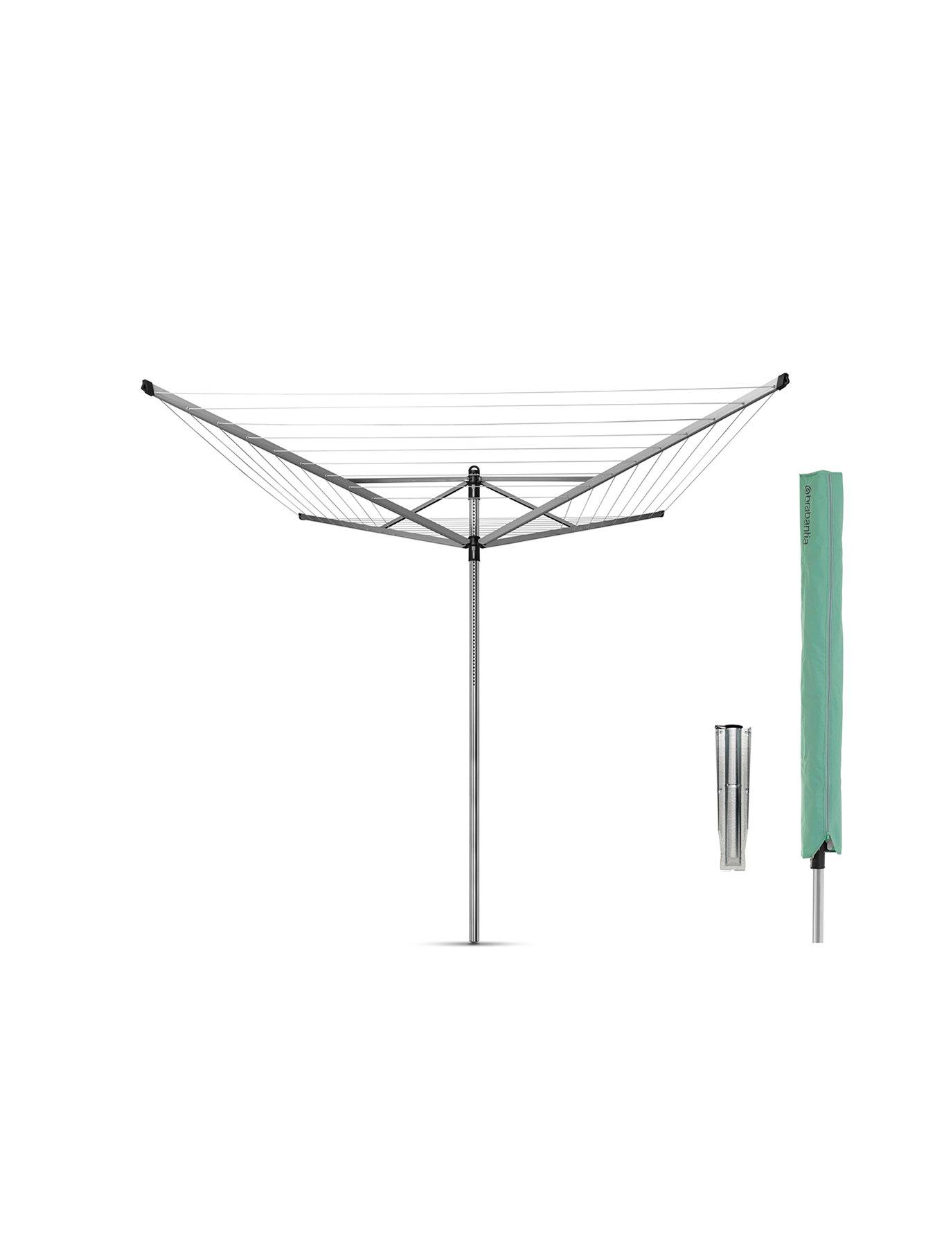 Image 1 of 1 of Brabantia Lift-O-Matic Rotary Dryer with Soil Spear and Cover &ndash; 60m Area