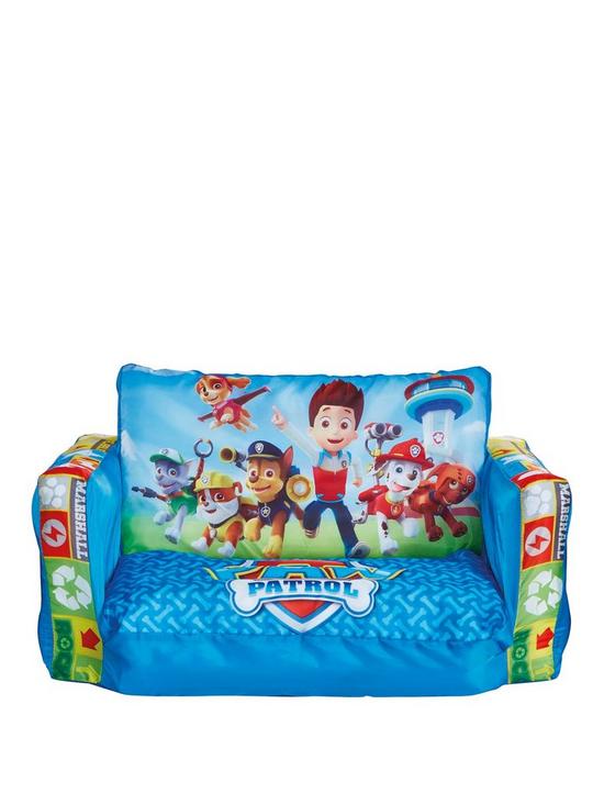 front image of paw-patrol-flip-out-sofa