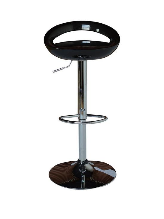 front image of avanti-bar-stool-blacknbspand-chrome