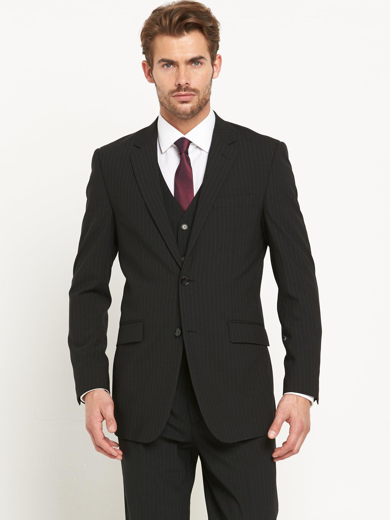 Skopes Wool Rich Darwin Black Suit Jacket 