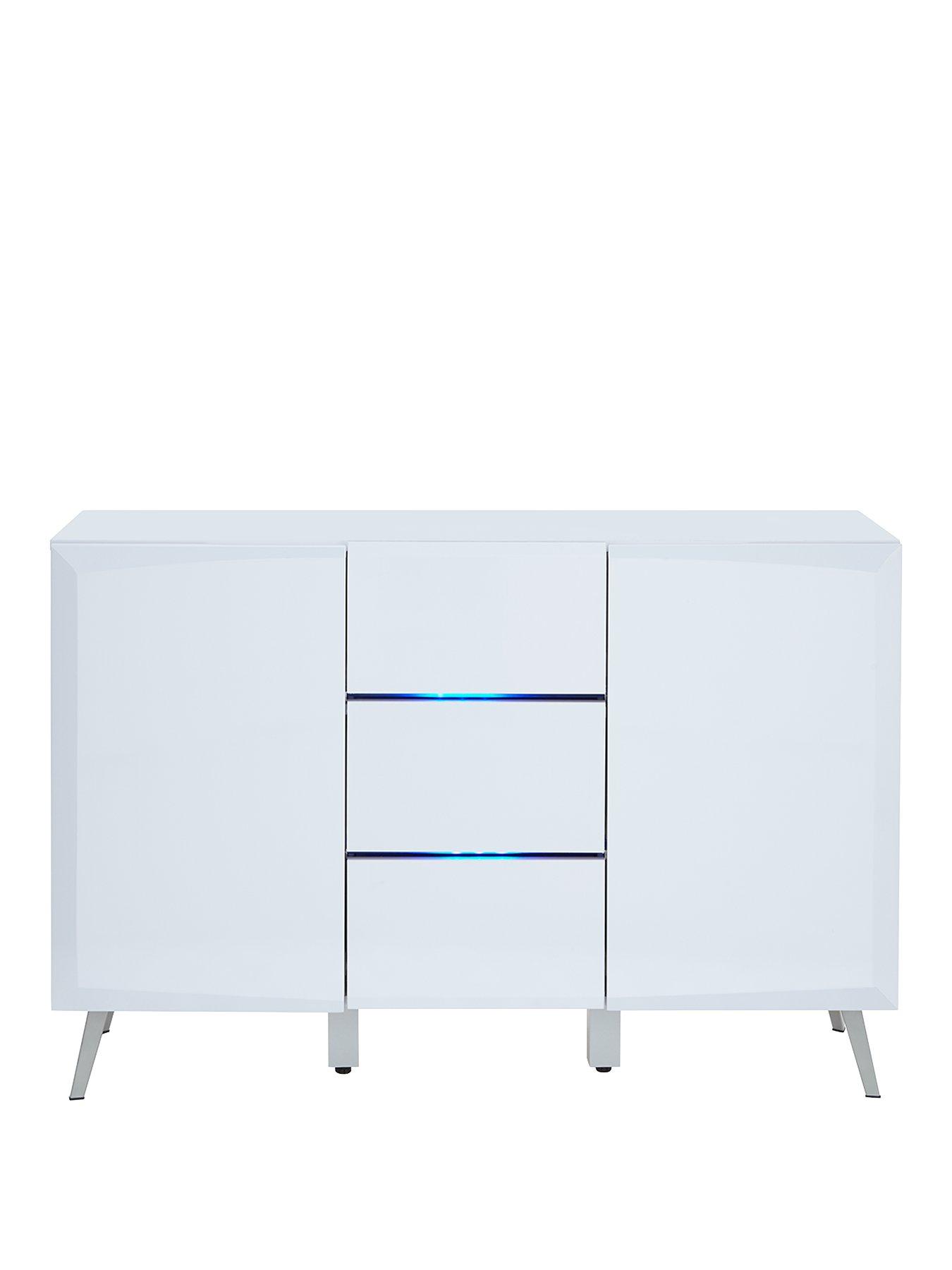 image of very-home-xander-large-high-gloss-sideboard-with-led-lights