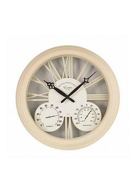 smart-solar-cream-exeter-wall-clock-amp-thermometer