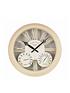  image of smart-garden-cream-exeter-wall-clock-amp-thermometer