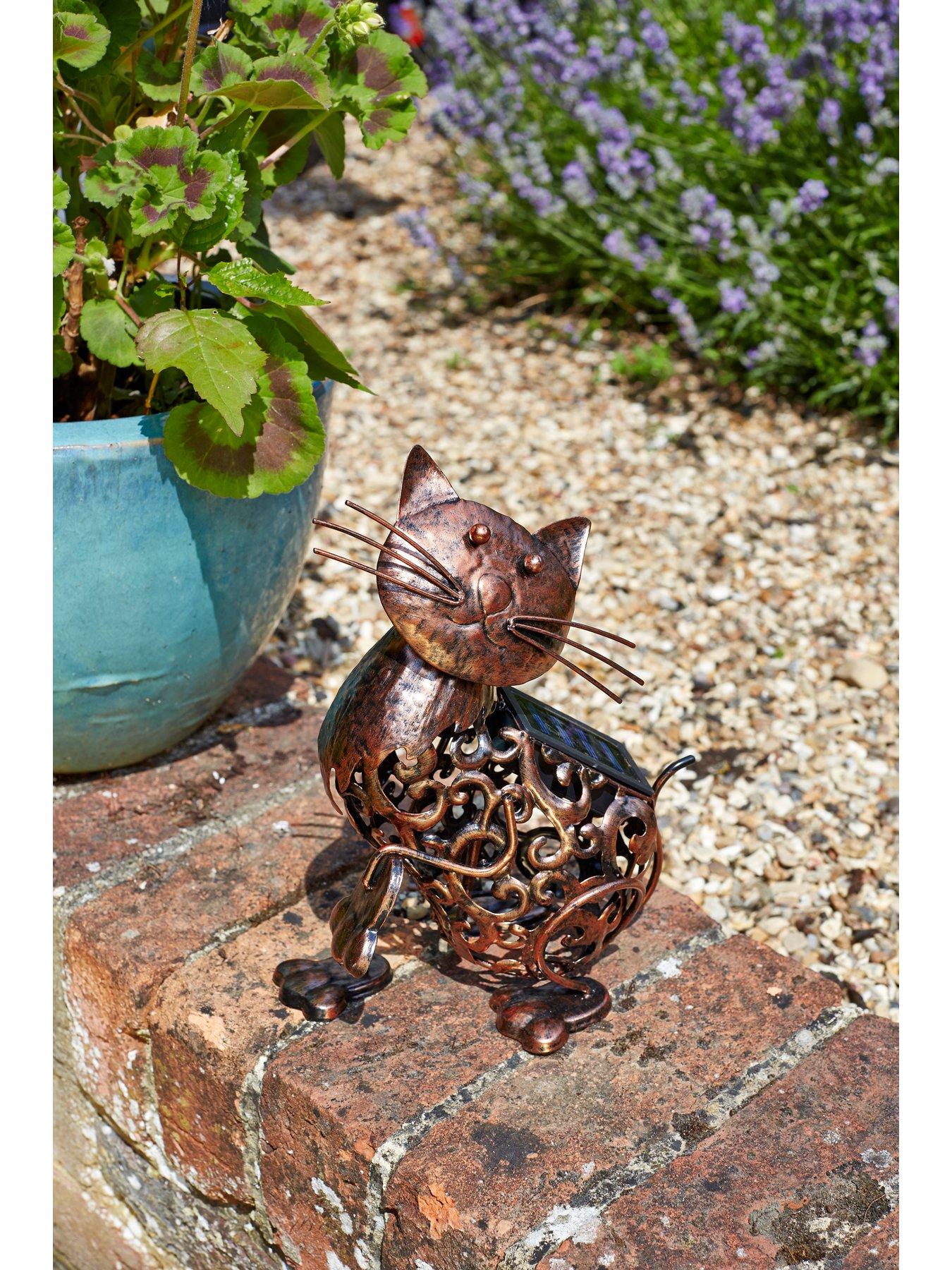 Image 2 of 3 of Smart Solar Metal Solar Cat Light