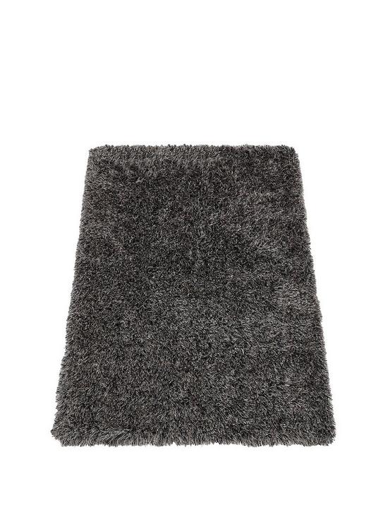 front image of origins-luxury-tonal-shaggy-rug
