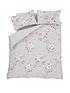  image of catherine-lansfield-canterbury-easy-care-duvet-cover-set-grey