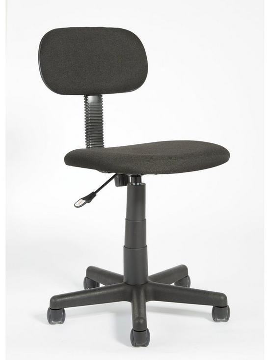 stillFront image of everyday-gas-lift-office-chair-black