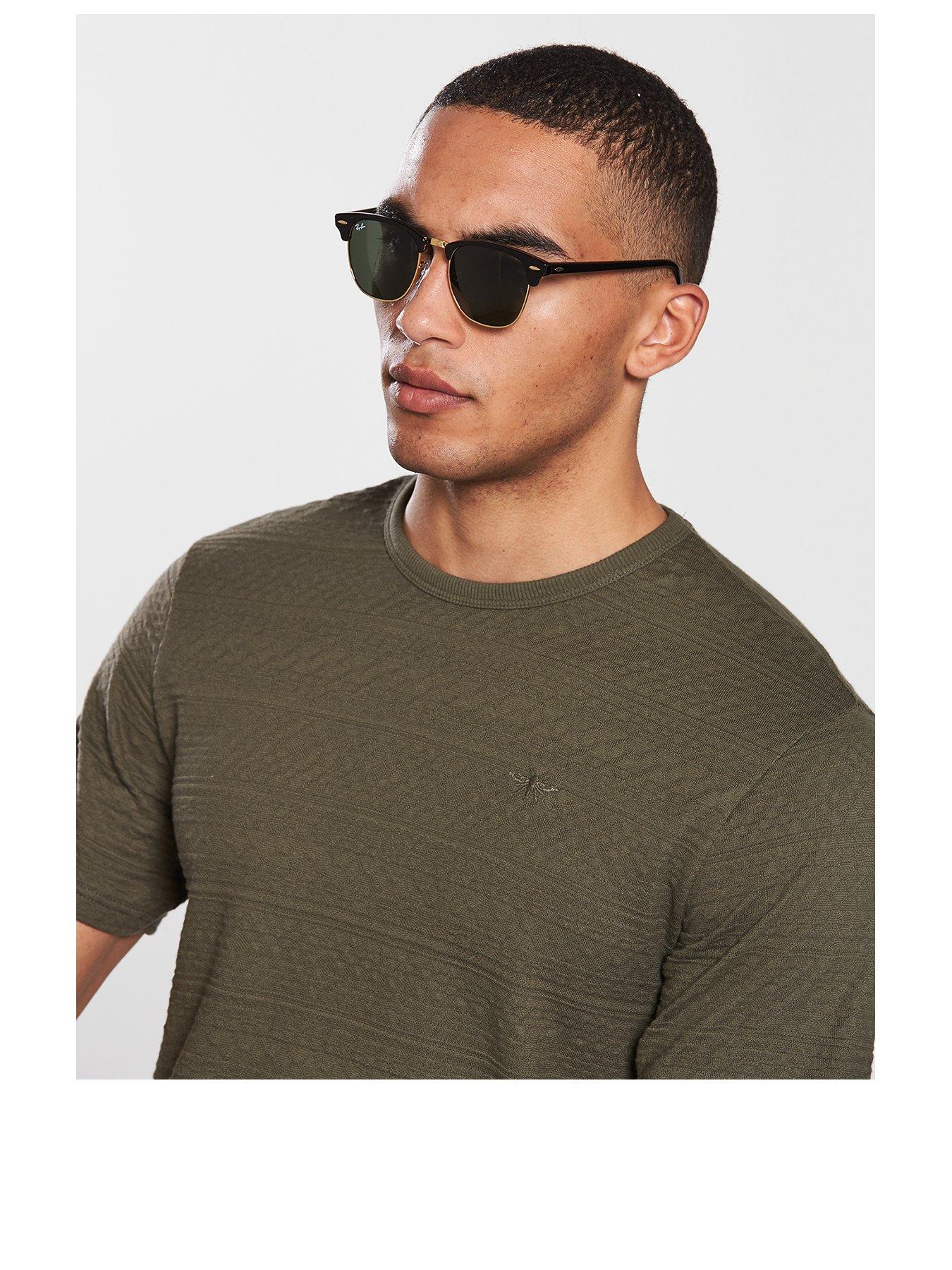 Ray ban men's clubmaster hot sale sunglasses