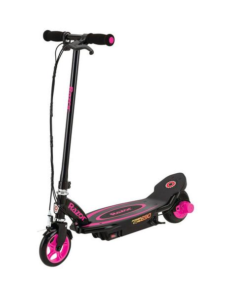 razor-powercore-e90-scooter-pink