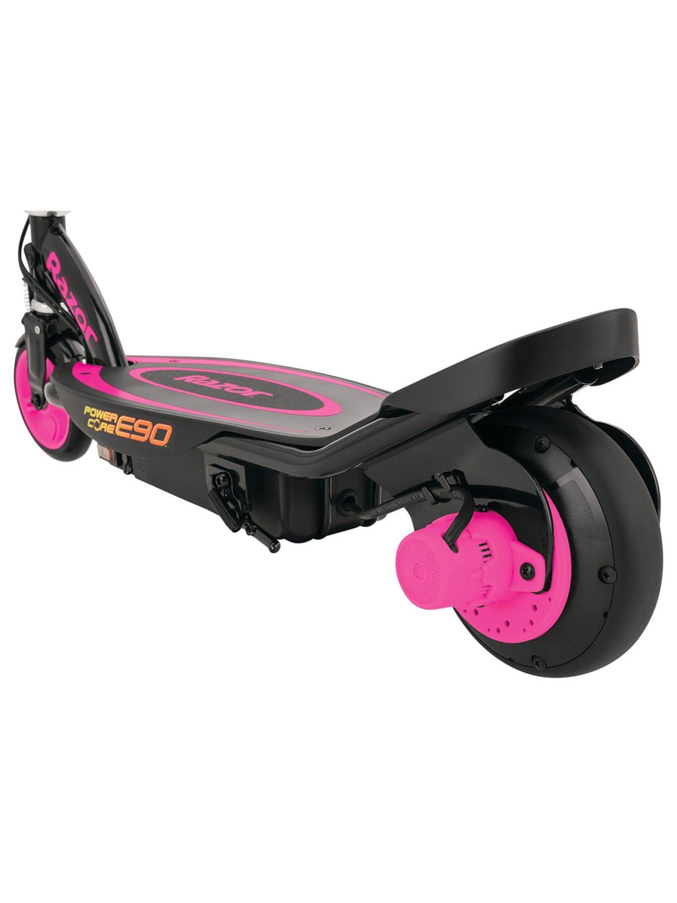Image 4 of 8 of Razor Power Core E90 Electric Scooter for Kids 14+ - Pink