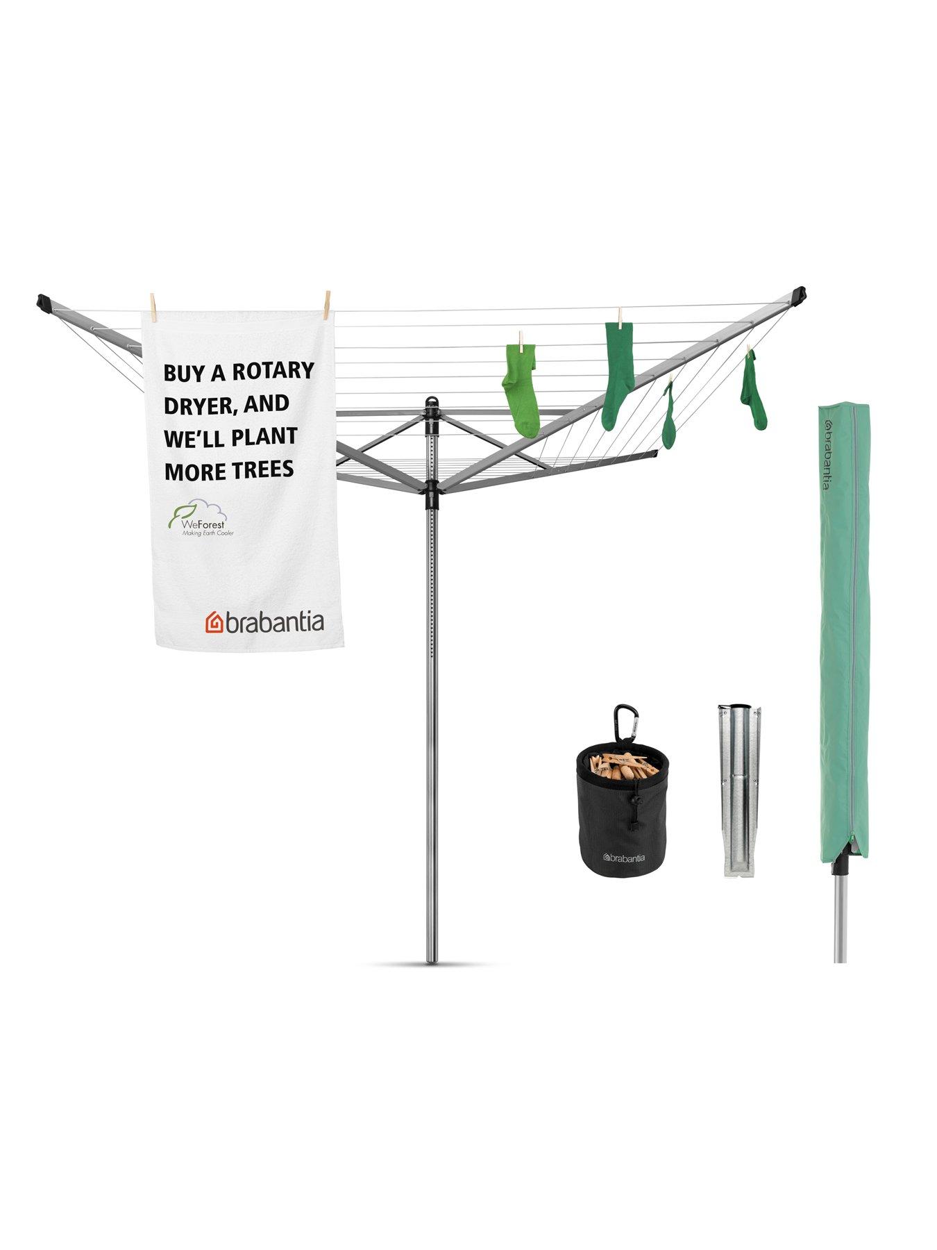 Image 4 of 5 of Brabantia Lift-O-Matic Rotary 50M Airer with Accessories