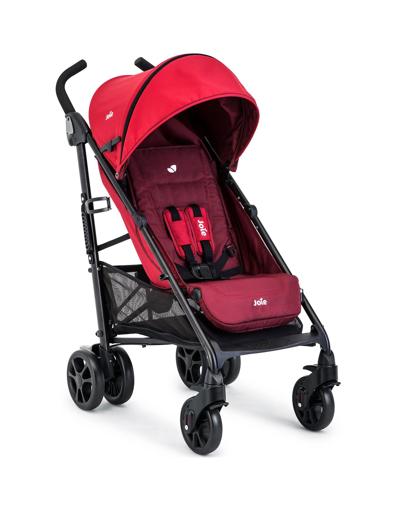 joie pram red