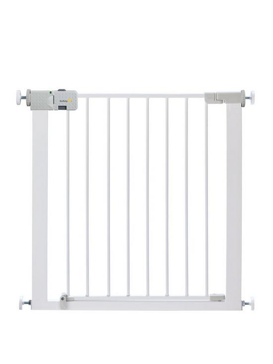 front image of safety-1st-securtech-simply-close-metal-baby-safety-gate
