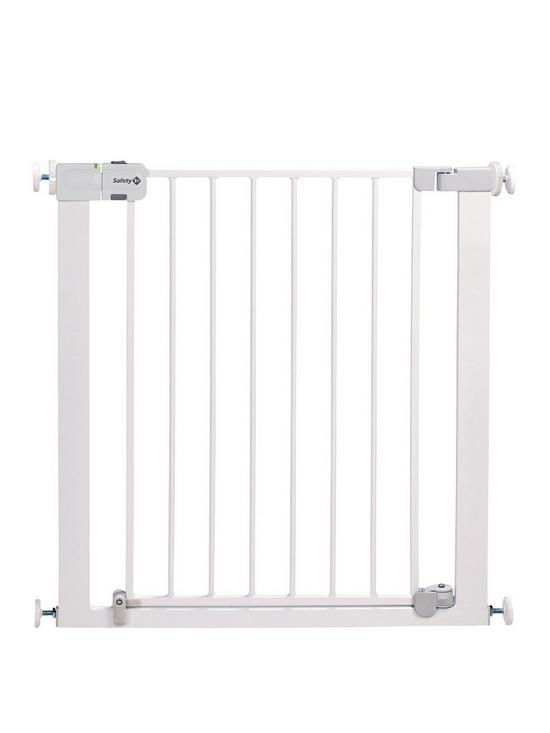 front image of safety-1st-securtech-auto-close-metal-baby-safety-gate