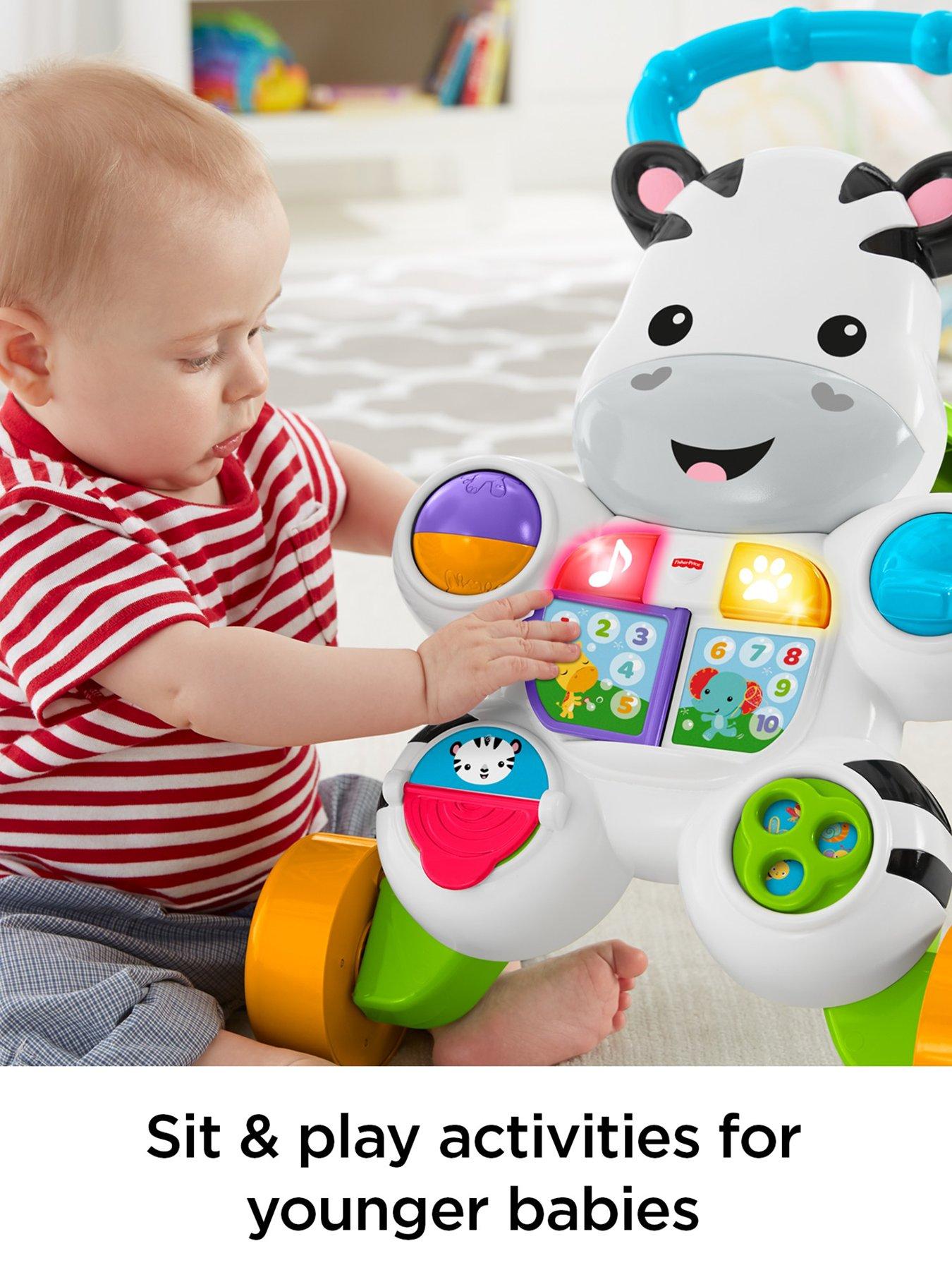 Image 3 of 6 of Fisher-Price Learn with Me Zebra Baby Walker