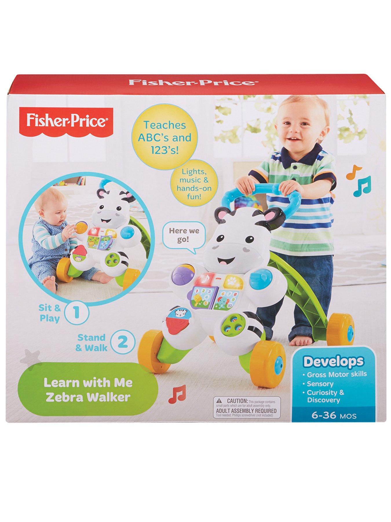 Fisher-Price Learn with Me Zebra Baby Walker Littlewoods - Main Image