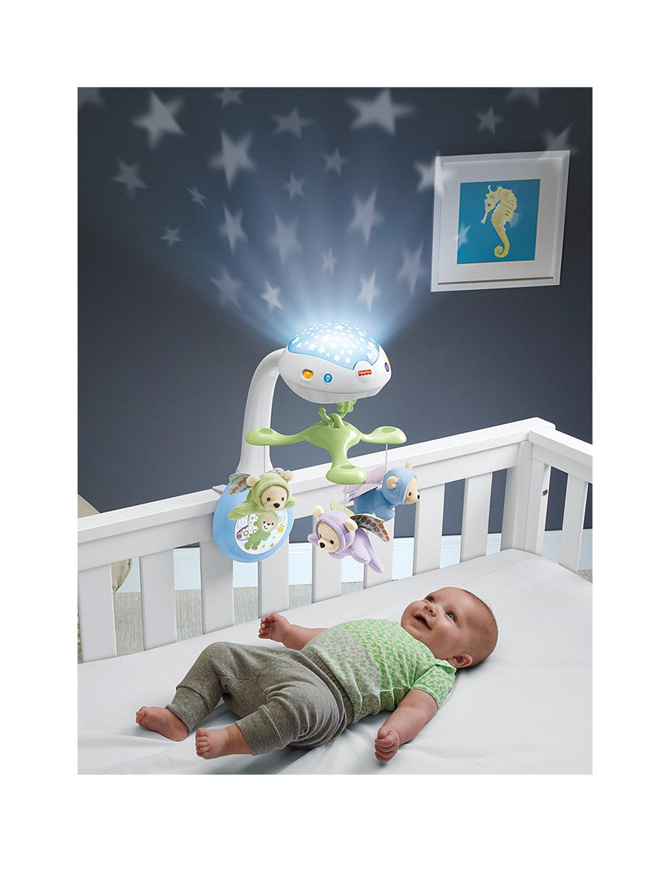 Fisher Price Butterfly Dreams 3 In 1 Projection Baby Mobile