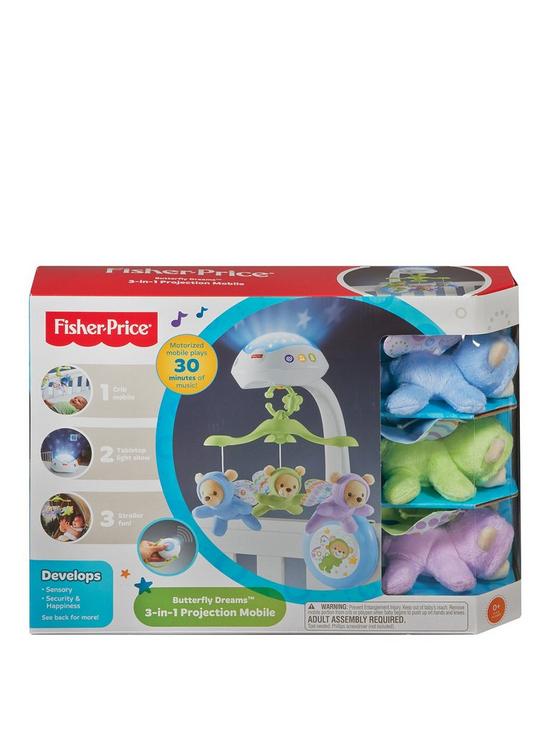 stillFront image of fisher-price-butterfly-dreams-3-in-1-projection-baby-mobile
