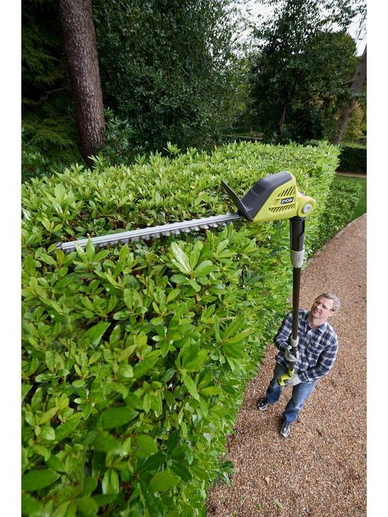 stillFront image of ryobi-opt1845-18v-one-cordless-45cm-pole-hedge-trimmer-bare-tool-without-battery