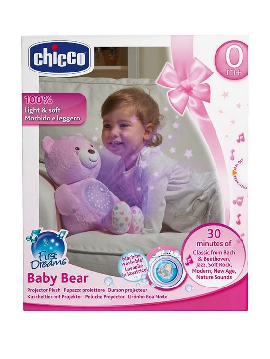 stillFront image of chicco-first-dreams-baby-bear-night-projector-pink