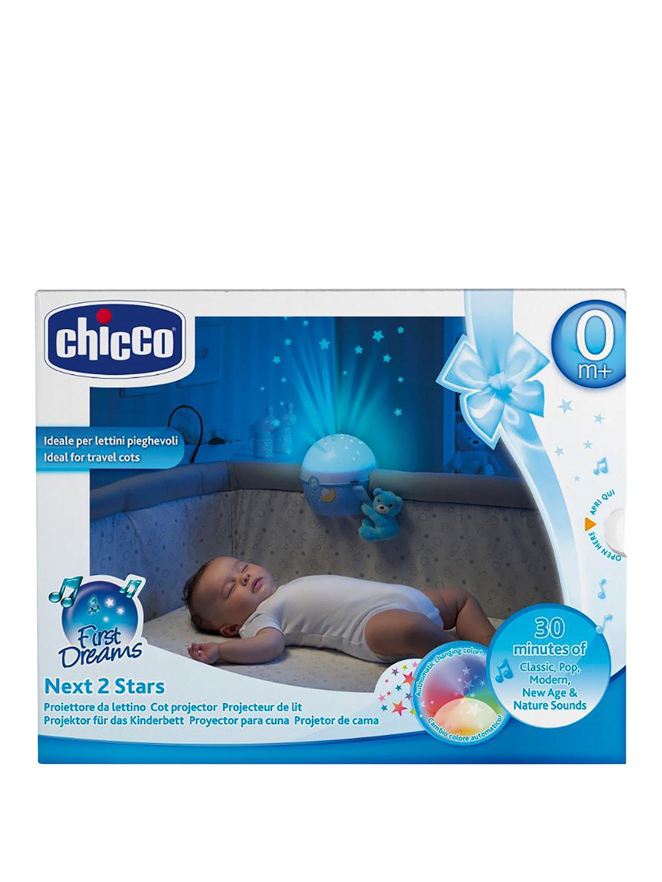 Image 2 of 3 of Chicco First Dreams Next2Stars Light Projector - Blue