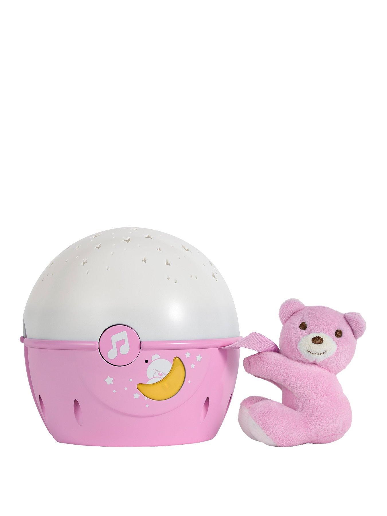 Image 1 of 3 of Chicco First Dreams Next2Stars Light Projector - Pink