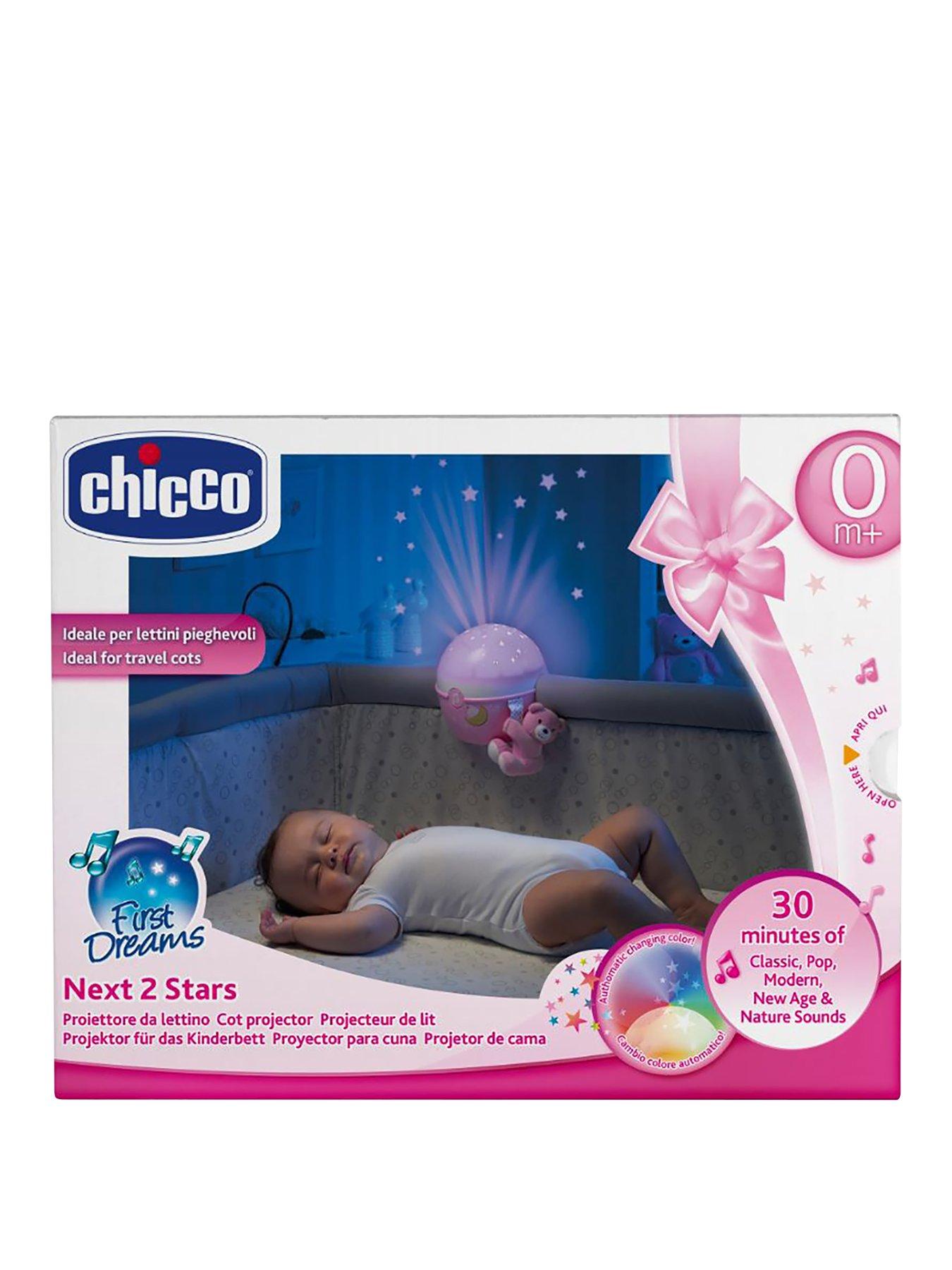 Image 2 of 3 of Chicco First Dreams Next2Stars Light Projector - Pink