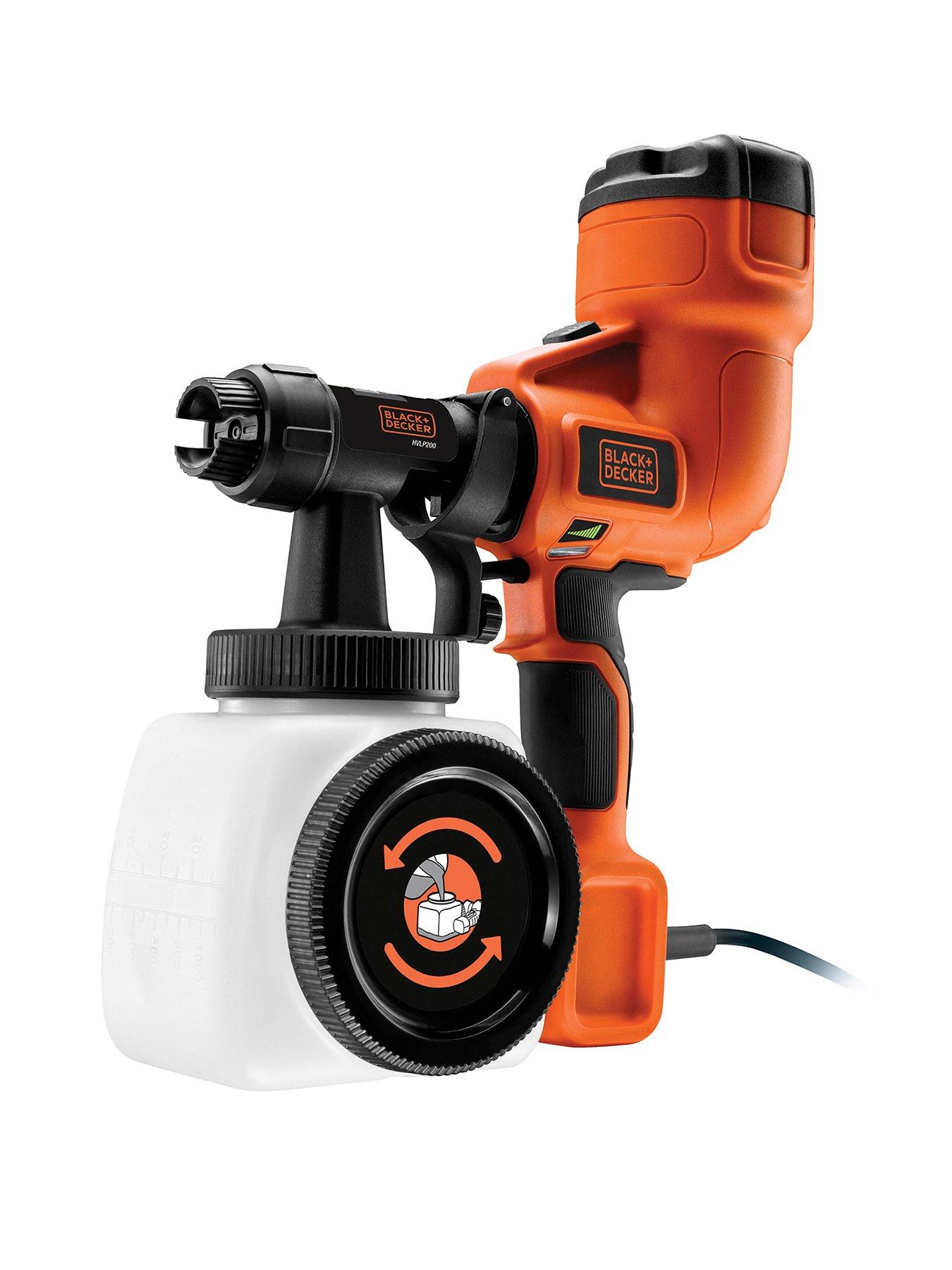 Image 1 of 6 of Black & Decker 400W Hand Held Paint Sprayer HVLP200-GB