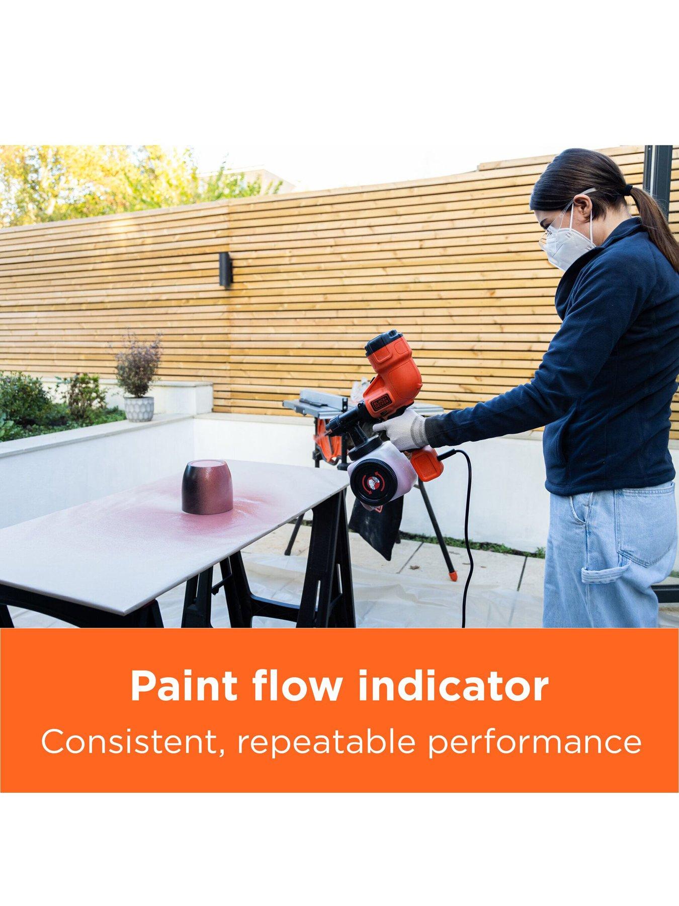 Image 4 of 6 of Black & Decker 400W Hand Held Paint Sprayer HVLP200-GB