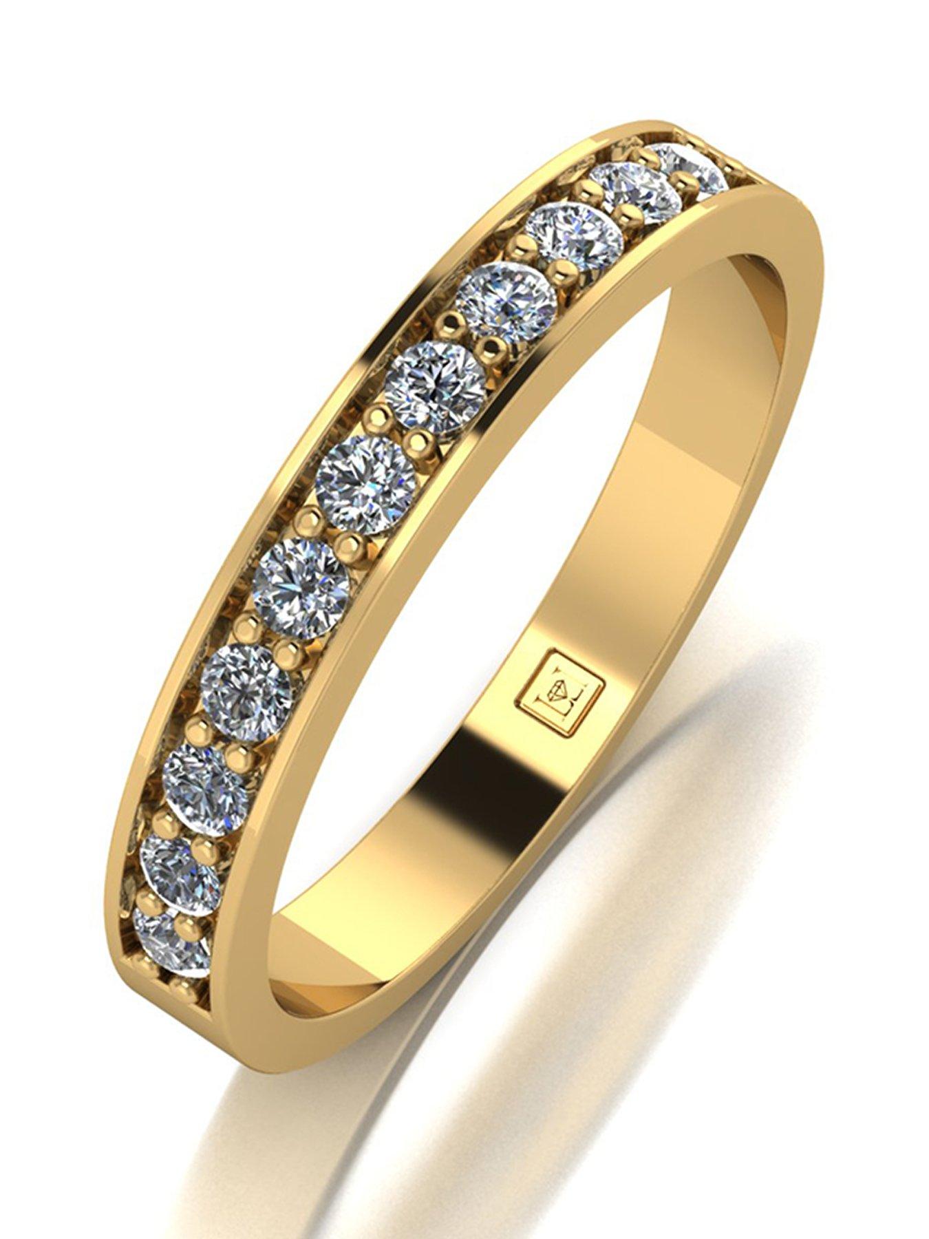Moissanite Lady Lynsey 9ct Gold 1ct Moissanite Eternity Ring