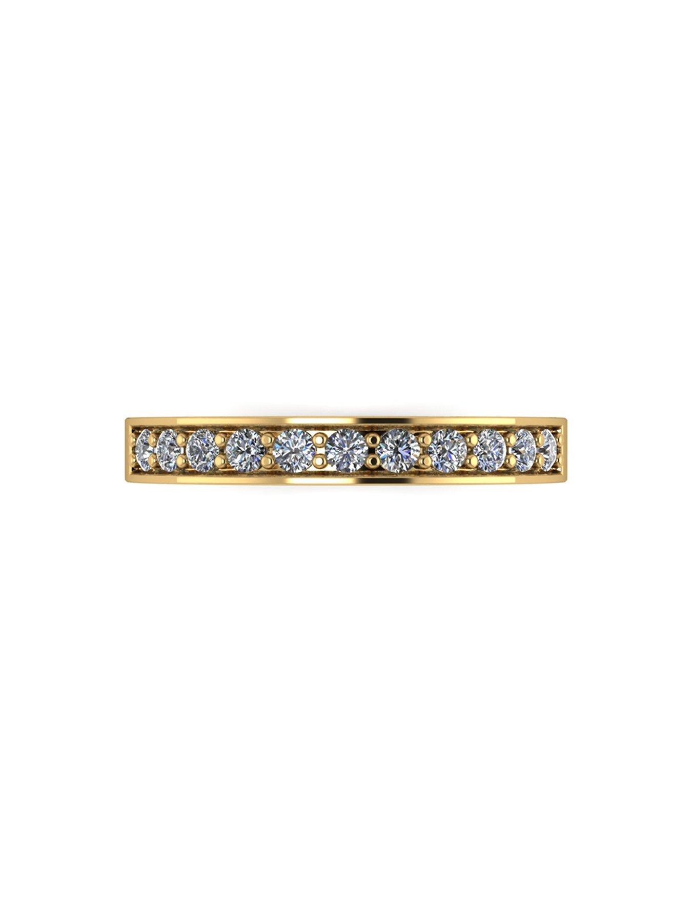 Image 2 of 5 of Moissanite Lady Lynsey 9ct Gold 1ct Moissanite Eternity Ring