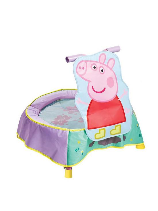 front image of peppa-pig-toddler-trampoline