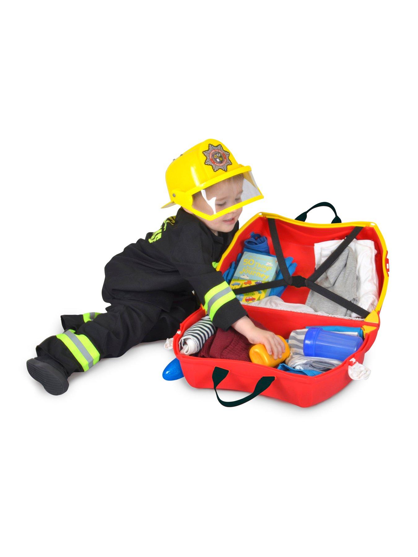 Image 4 of 8 of trunki Ride-On Suitcase - Frank the Fire Engine