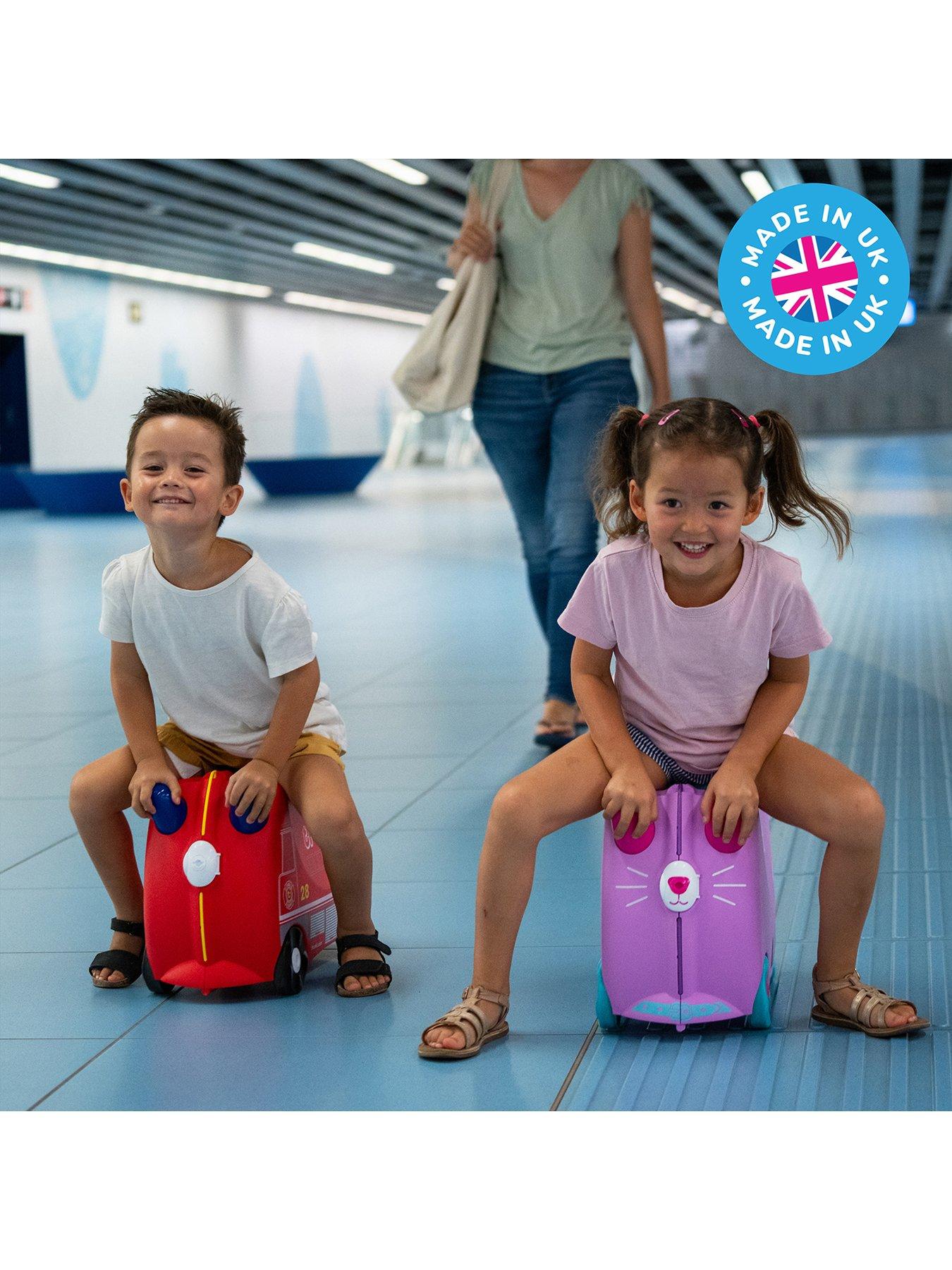 Image 7 of 8 of trunki Ride-On Suitcase - Frank the Fire Engine