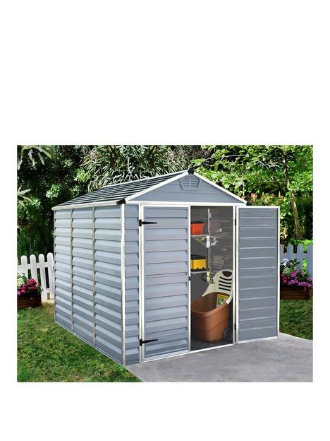 canopia-by-palram-6x8-ft-skylight-double-door-shed-anthracite