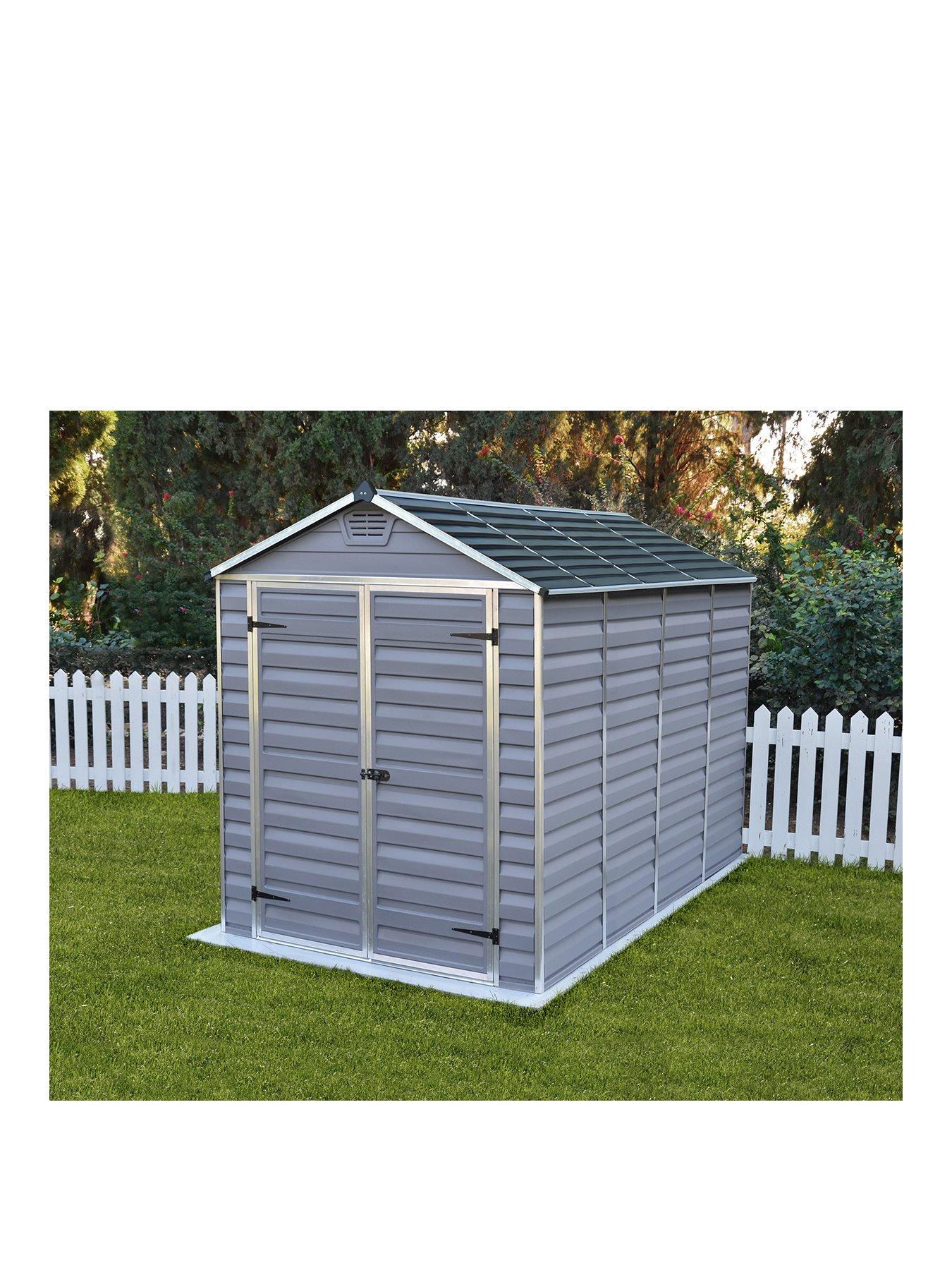 Canopia by Palram 6x10 ft Skylight Shed - Anthracite