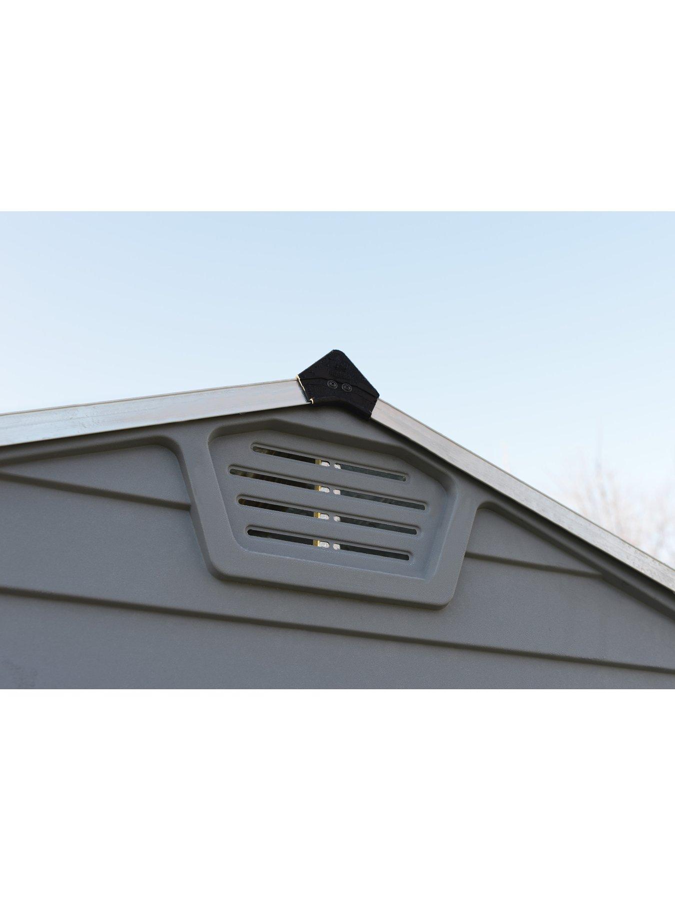 Image 2 of 4 of Canopia by Palram 6x10 ft Skylight Shed - Anthracite