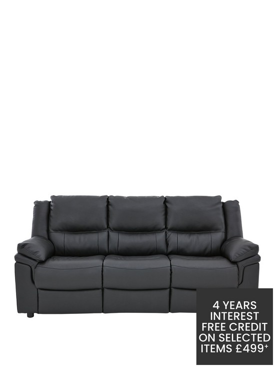 stillFront image of albion-luxury-faux-leather-3-seater-sofa