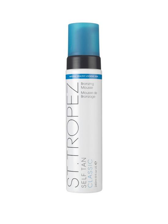 front image of st-tropez-self-tan-classic-bronzing-mousse-240ml