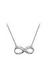  image of hot-diamonds-sterling-silver-infinity-necklace