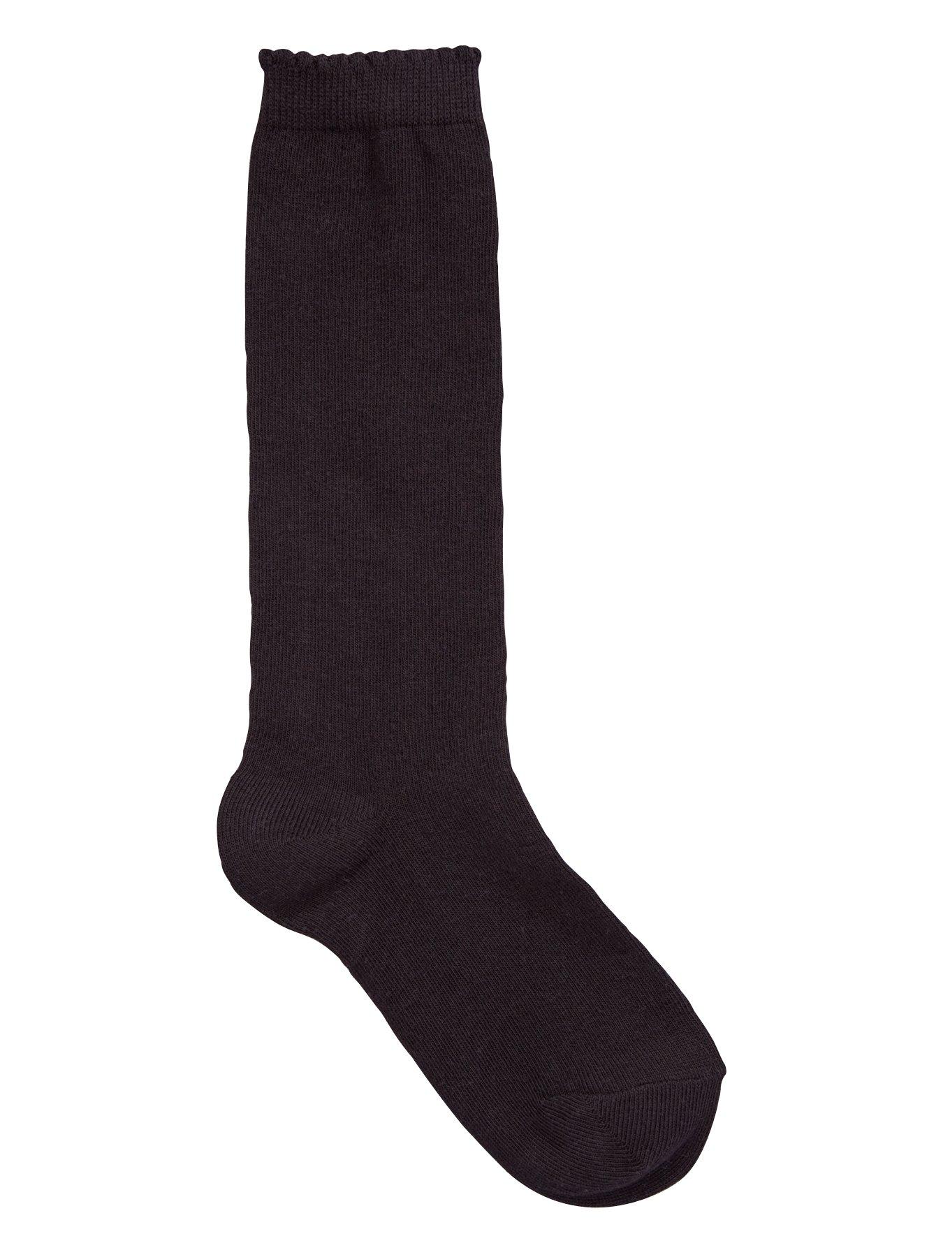 Image 2 of 3 of Everyday Girls Knee High Socks 5 Pack - Black