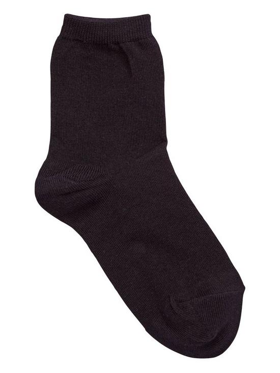 stillFront image of v-by-very-7-pack-unisex-ankle-socks-black