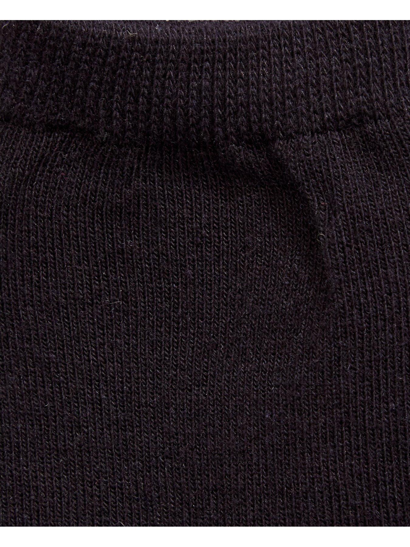 Image 3 of 3 of The Very Collection 7 Pack Unisex Ankle Socks - Black