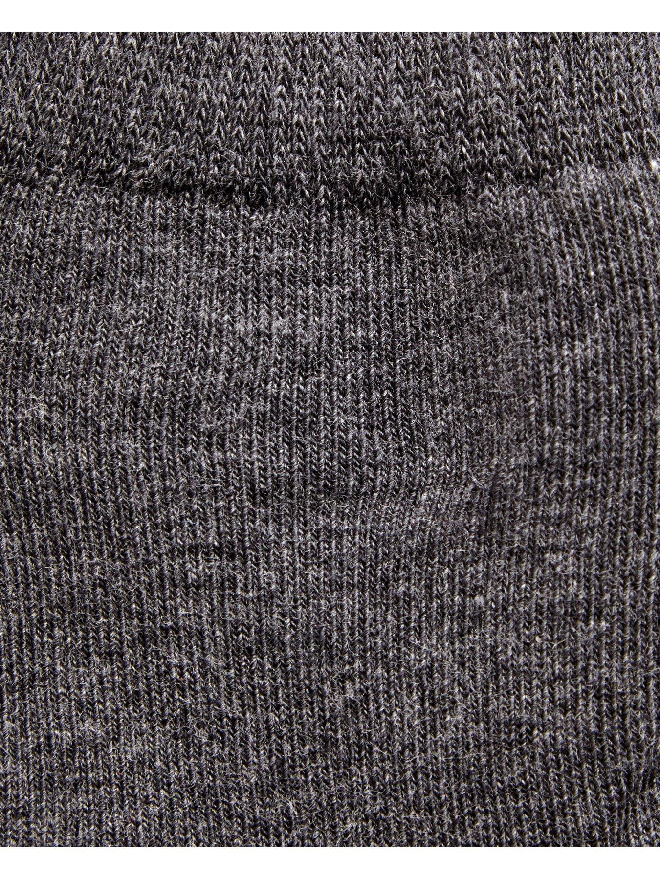 Image 3 of 3 of The Very Collection Unisex 7 Pack Cotton-Rich Stretch Ankle Socks - Grey