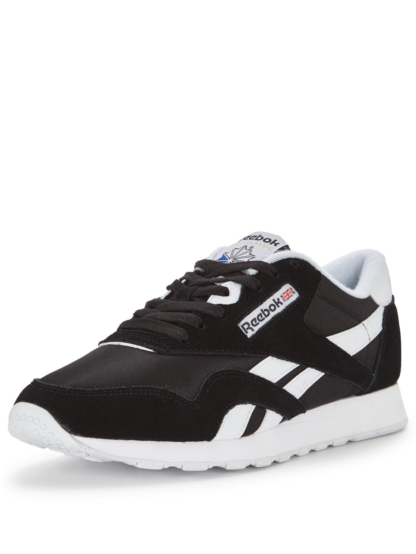 reebok cl nylon trainers