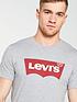 image of levis-batwing-graphic-t-shirt-grey-heather