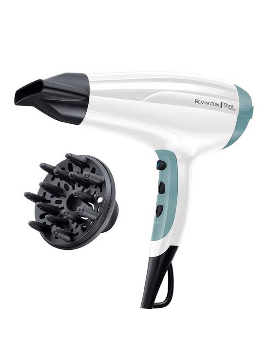 front image of remington-shine-therapy-hair-dryer-d5216
