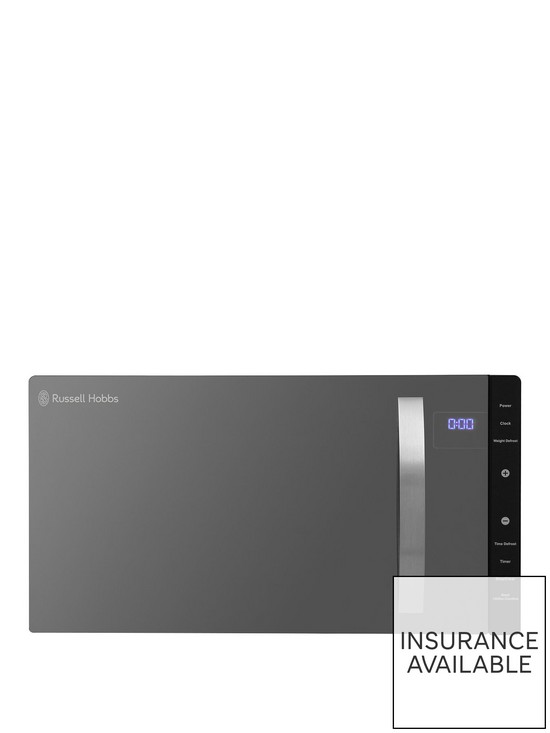 front image of russell-hobbs-rhfm2363b-flatbed-microwave